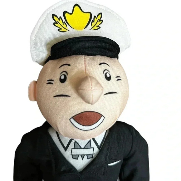 Mr. Monopoly Captain Plush Stuffed Toy Doll Board Game New - Picture 4 of 7